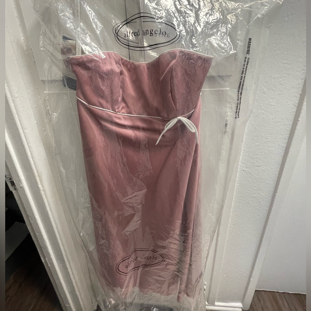 Alfred Angelo: Dusty Rose/White dress